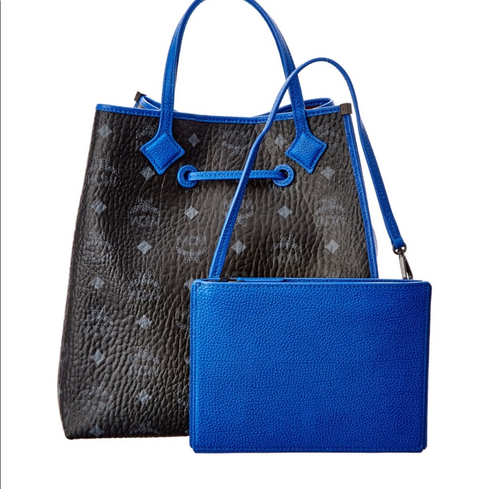 MCM Kira Drawstring Visetos Handbag